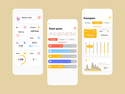 Calorie tracking calorie tracking design fitness health sport ui ux