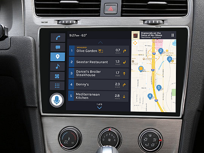 Voicebox app automotive interface material design mobile design smart tvs ui ux voice