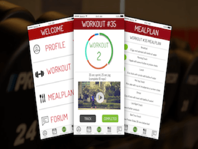 Fitness App Redesign app fitness redesign