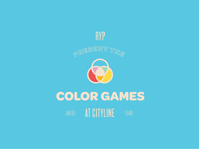 Color Games logo badge cmyk color cute design games logo playful rgb