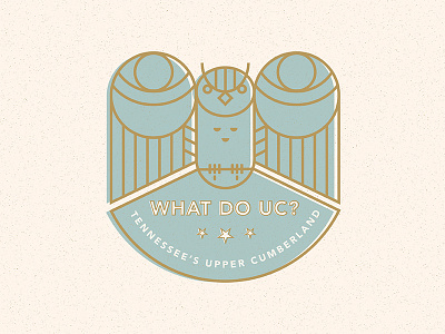 UCDD branding idea eyes offset owl stars tennessee