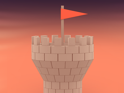 Castle In the Sky c4d castle