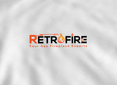 RetroFire logo Design branding event management graphic design illu illustration logo logo design party planning