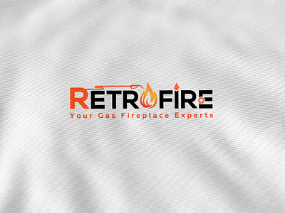 RetroFire logo Design