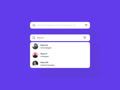 Daily UI | Day #022-Search