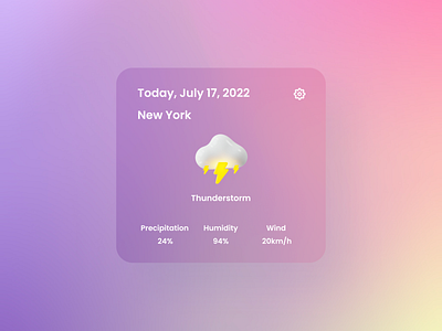 Daily UI | Day #037-Weather 037 apple computer daily ui daily ui 037 dailyui dailyui 037 desktop graphic design mac pc simple simplicity ui user interface ux weather weather widget widget windows