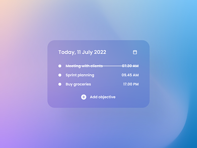 Daily UI | Day #038-Calendar