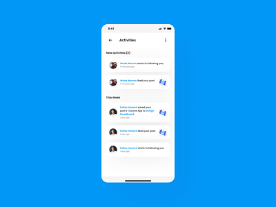 Daily UI | Day #047-Activity Feed 047 activity activity feed app application daily ui daily ui 047 dailyui dailyui 047 feed feeds graphic design mobile mobile app mobile application notification notifications ui user experience user interface
