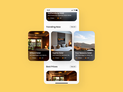 Daily UI | Day #069-Trending 069 app daily ui daily ui 069 dailyui dailyui069 graphic design holiday hotel hotel booking hotel booking app popular staycation trend trending trendings trip ui vacation viral