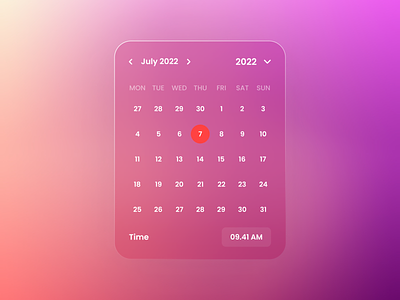 Daily UI | Day #080-Date Picker