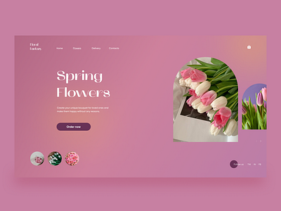 Flower's website design