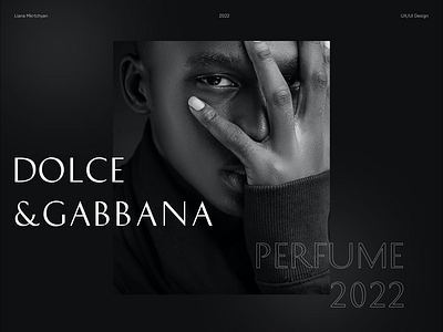 Perfume website design