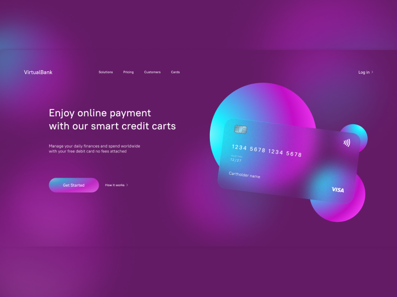 Payment | Credit Card web-design by Liana Mkrtchyan on Dribbble