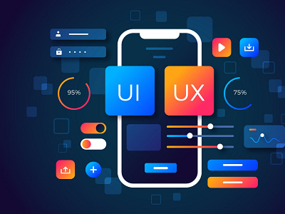 Gradient-ui-ux-background android app design animation app branding design design systems flat graphic design icon illustration interaction design landing page logo minimal typography ui ux vector web website