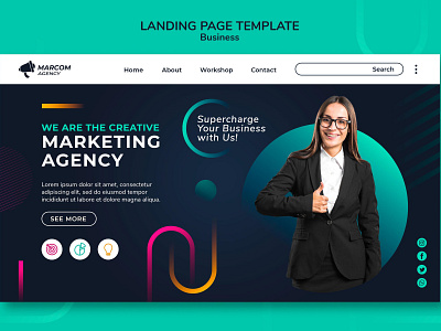 business-company-banner-template android app design animation app branding design design systems flat graphic design icon illustration interaction design landing page logo minimal typography ui ux vector web website
