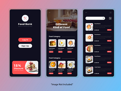 Restaurant-UI app template android app design animation app branding design design systems flat graphic design icon illustration interaction design landing page logo minimal typography ui ux vector web website