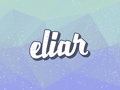 Debut & Eliar LogoType brush pen debut hand lettering lettering logo logotype type