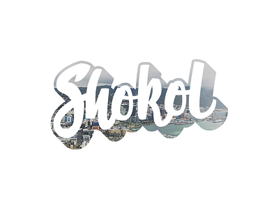 Shokol Hand-Lettered Logo-Type brush pen brush script calligraphy hand lettering lettering logotype microns tombow type wip