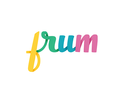 Frum hand-Lettered Logo-Type