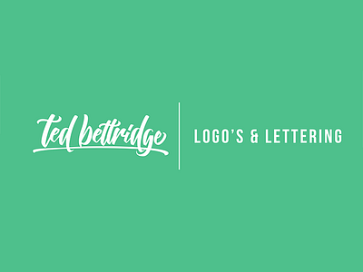 TedBettridge Design - Updated Logo calligraphy hand lettering handtype lettering logo modern revamp type typography update