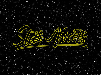 May The 4th Be Wih You! Happy SW Day! calligraphy custom type hand lettering handlettering lettering may 4th maythe4thbewithyou star wras type typography