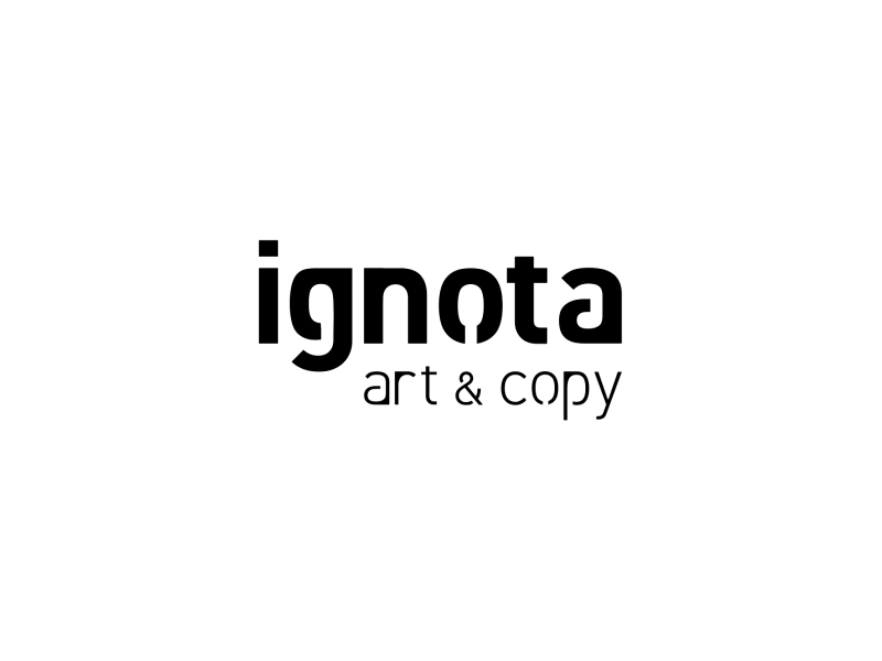 Ignota Art & Copy after effects animation brand graphic keyframes logo motion motion design