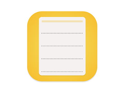 Notes App Icon