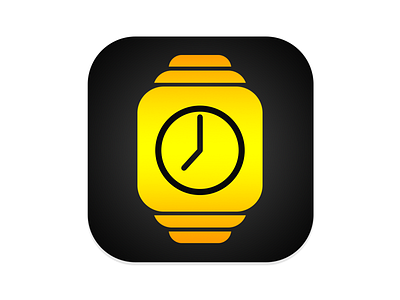 Watch App Icon android app design icon illustration logo memorable simple ui watch