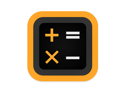Calculator App Icon android app calculator design icon illustration ios logo memorable simple ui