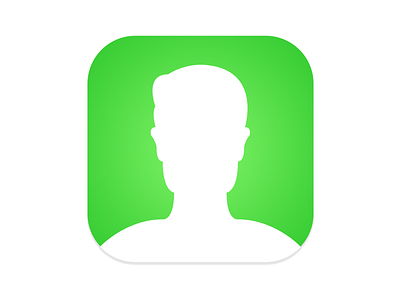Contact App Icon android app contact design icon illustration ios logo memorable simple ui