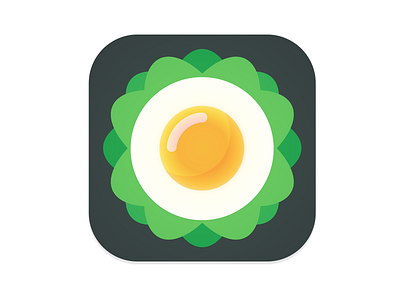 Simply Delicious Egg App Icon android app cook delicious design egg food icon illustration ios logo memorable simple ui