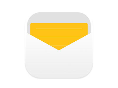 Simple and memorable mail app icon android app apple design icon ios logo mail memorable message simple