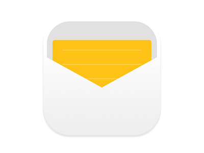 Simple and memorable mail app icon