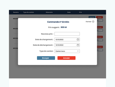 Logistic app dashboard conception app branding design ui