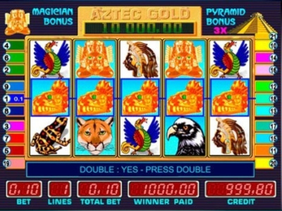 Играй и побеждай в автомате Золото Ацтеков в казино Goxbet