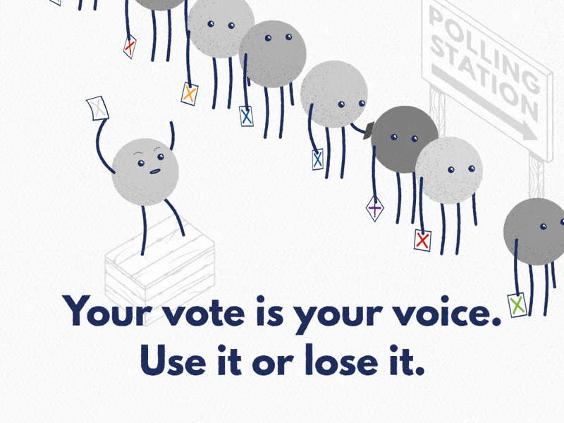 Be A Vote Winner animation campaign election gif politics uk vote