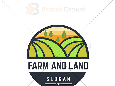 Farm and Land Logo Design for $30 agriculture farm graphic design illustration logo