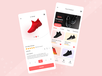 Shoes Online Shop - Mobile Apps 👟