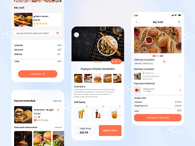 Food Mobile App Design