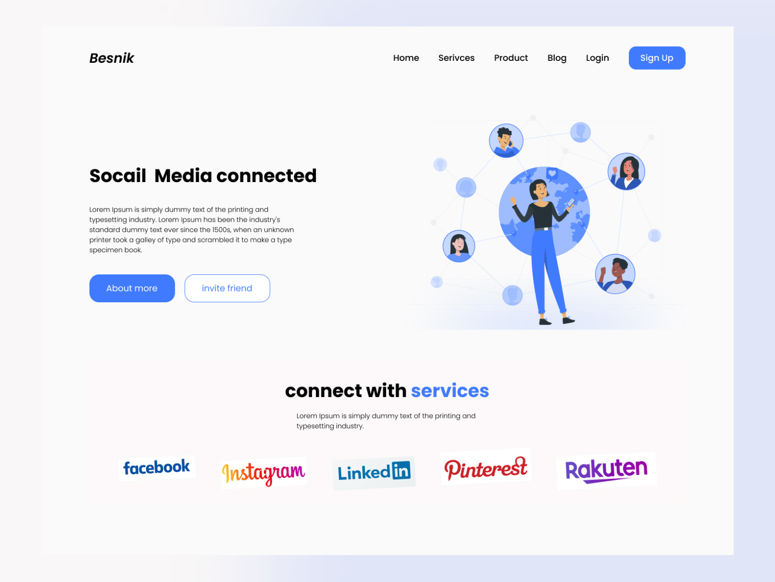 Social Media Marketing website by Selim Ahmed on Dribbble