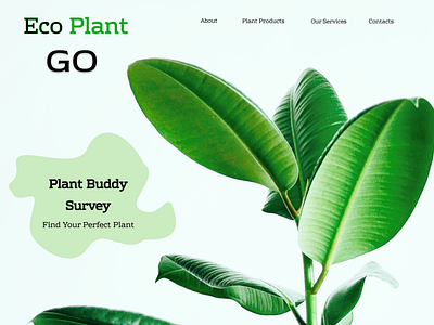 Eco Plant Go Landing Page Design