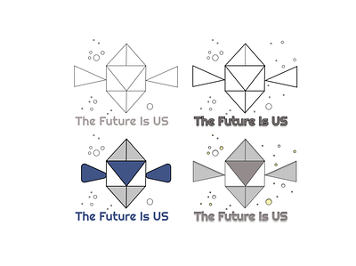 The Future Is US Logo Design branding design figma graphic design icon illustration logo ui vector