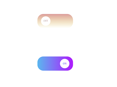 Off And On Colorful Button Design branding button design figma graphic design icon logo ui ux vector