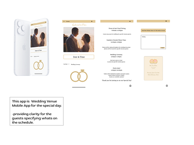 Wedding Venue Mobile App Design