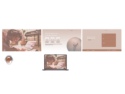 Mhance Music Website Design (Logo & Mockup)