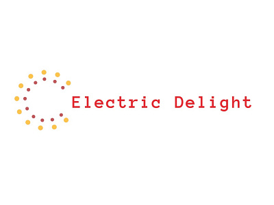 Electric Delight Logo Design branding business design logo product design typography ui