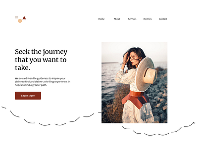 Seek The Journey Landing Page