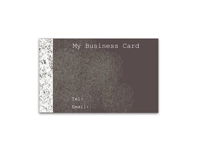 Business Card branding business card design figma gimp logo typography ui