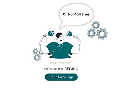 404 Error Page Design 404 page branding design error figma graphic design logo typography ui