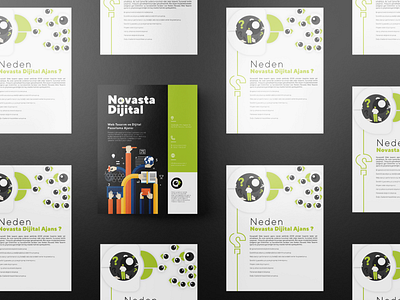 Novasta Brochure Design brand identity branding brochure brochure design business brochure company profile corporate brochure design graphic design magazine novasta bilişim print